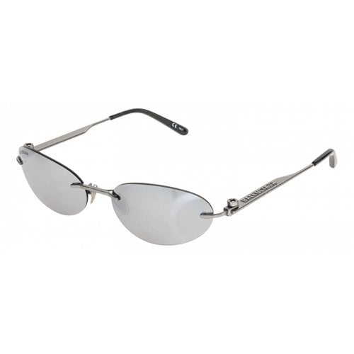 Pre-owned Balenciaga Sunglasses In Silver