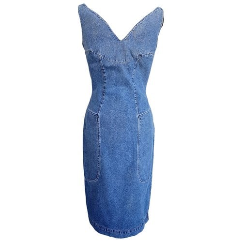 Pre-owned Katharine Hamnett Mid-length Dress In Blue