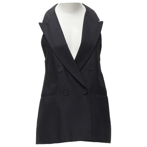 Pre-owned Stella Mccartney Silk Vest In Black