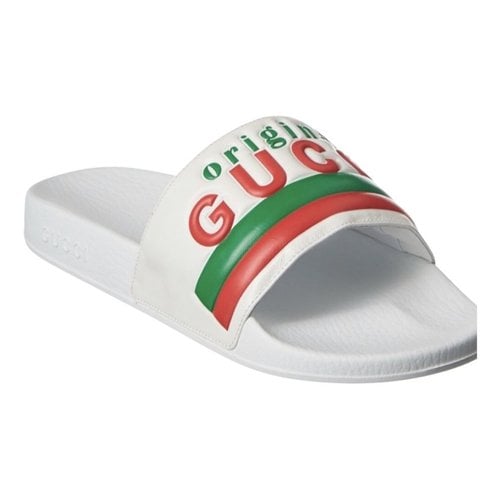 Pre-owned Gucci Leather Sandals In Multicolour