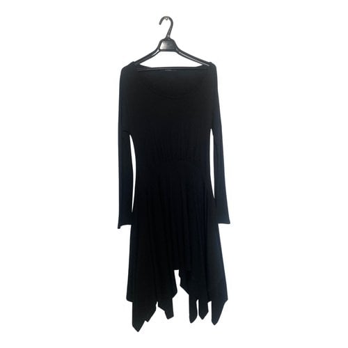 Pre-owned Limi Feu Wool Mid-length Dress In Black