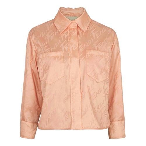 Pre-owned Fendi Jacket In Pink