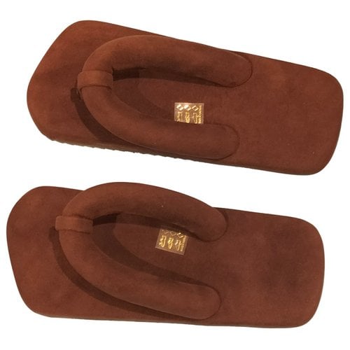 Pre-owned Yume Yume Sandals In Brown