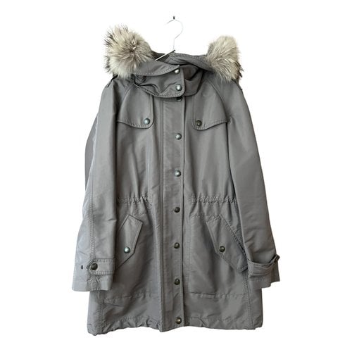 Pre-owned Burberry Parka In Khaki