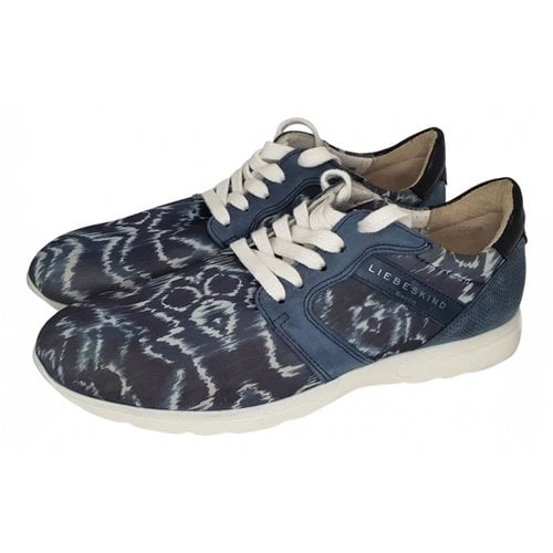 Pre-owned Liebeskind Cloth Trainers In Blue
