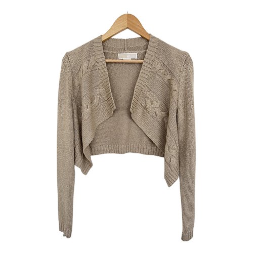 Pre-owned Michael Kors Cardigan In Gold