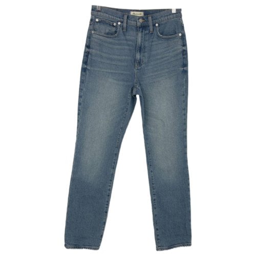 Pre-owned Madewell Boyfriend Jeans In Blue