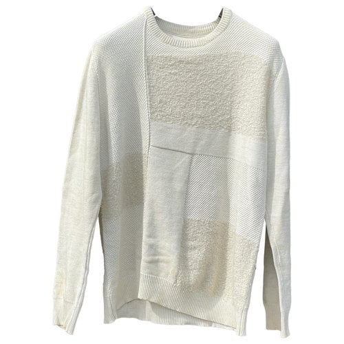 Pre-owned Rick Owens Silk Pull In White
