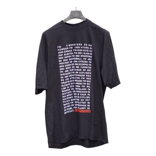 Pre-owned Rick Owens Drkshdw T-shirt In Black