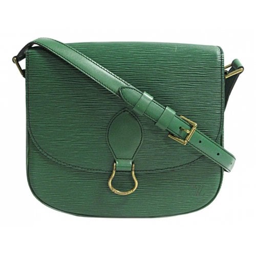 Pre-owned Louis Vuitton Bérangère Leather Crossbody Bag In Green