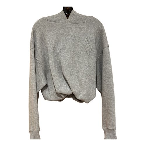 Pre-owned Attico Sweatshirt In Grey