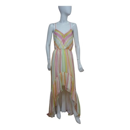 Pre-owned Ramy Brook Silk Maxi Dress In Multicolour