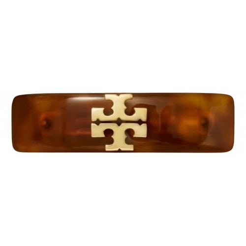 Pre-owned Tory Burch Hair Accessory In Brown