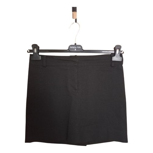 Pre-owned Patrizia Pepe Mini Skirt In Black