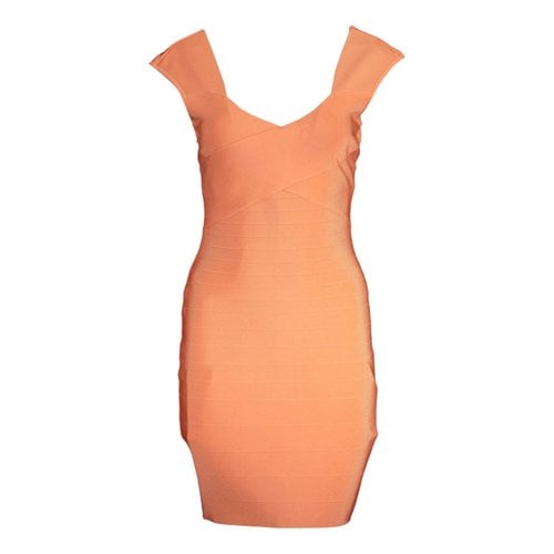 Pre-owned Guess Mini Dress In Orange
