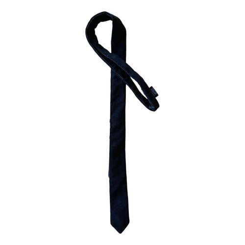 Pre-owned Dolce & Gabbana Silk Tie In Black