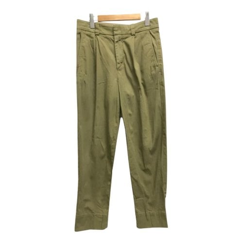 Pre-owned Acne Studios Trousers In Khaki