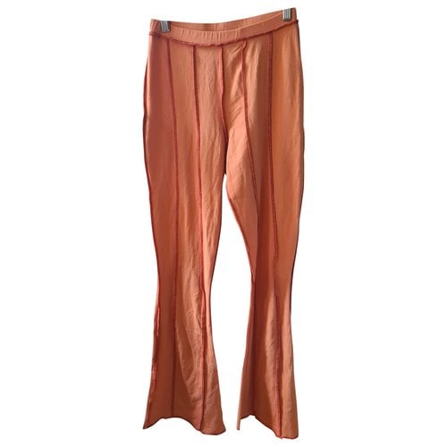 Pre-owned The Ragged Priest Trousers In Orange