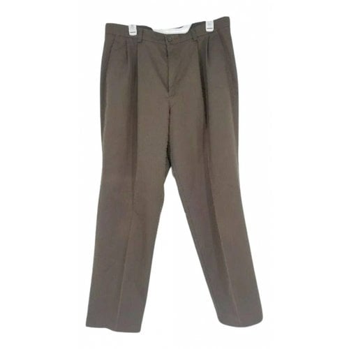 Pre-owned Dockers Trousers In Brown