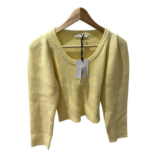 Pre-owned Low Classic Cashmere Jumper In Yellow