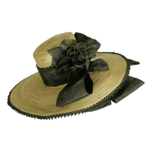 Pre-owned Jean Patou Hat In Beige