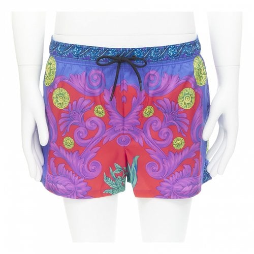 Pre-owned Versace Short In Multicolour
