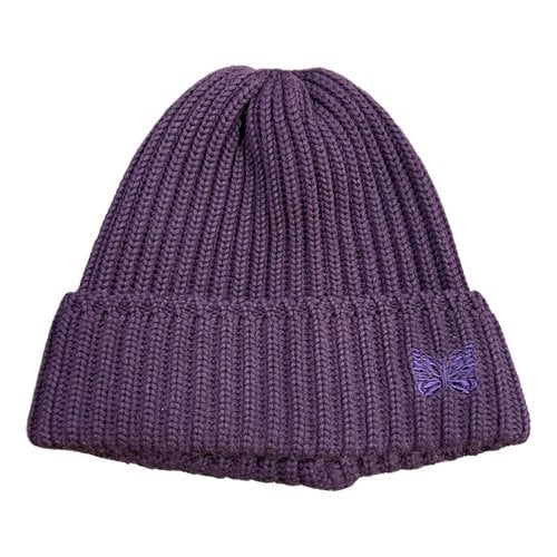 Pre-owned Needles Wool Hat In Purple