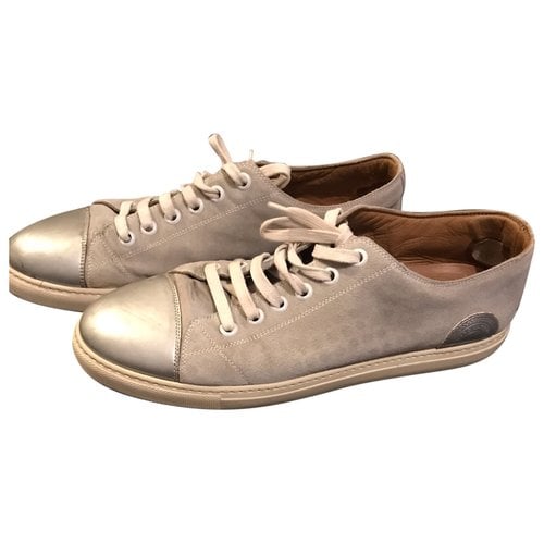 Pre-owned Marc Jacobs Low Trainers In Silver