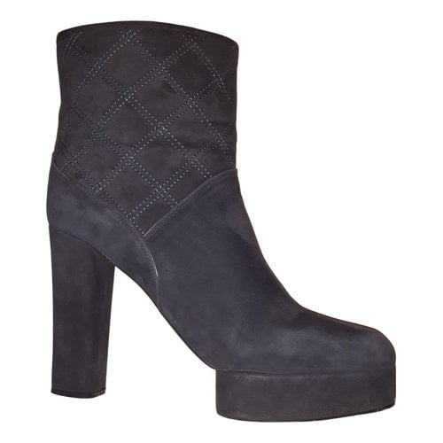 Pre-owned Marc Jacobs Ankle Boots In Grey