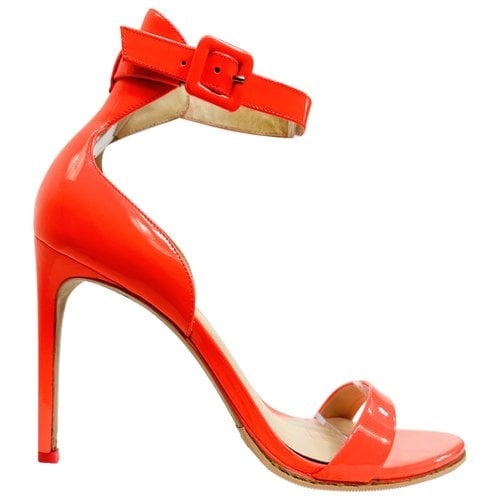 Pre-owned Sophia Webster Patent Leather Sandals In Red
