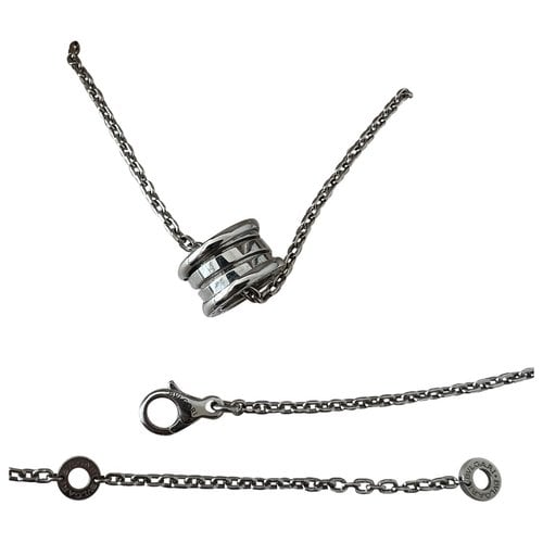 Pre-owned Bvlgari White Gold Long Necklace In Metallic