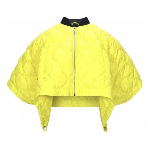 Pre-owned Duvetica Poncho In Yellow