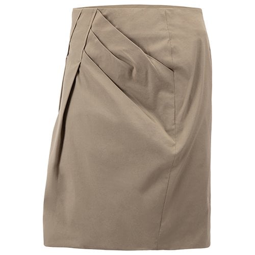Pre-owned Brunello Cucinelli Skirt In Khaki