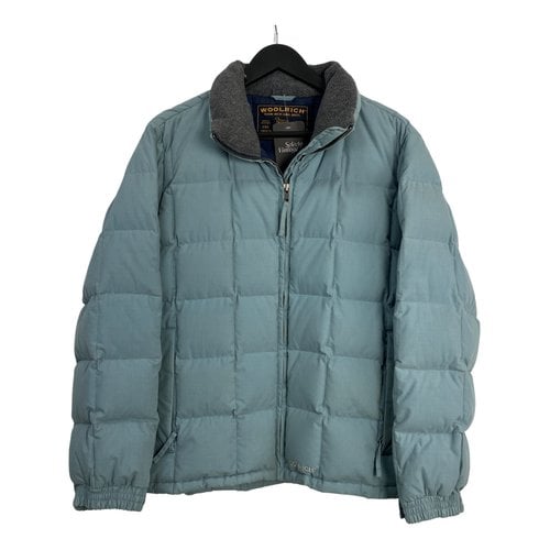 Pre-owned Woolrich Puffer In Blue