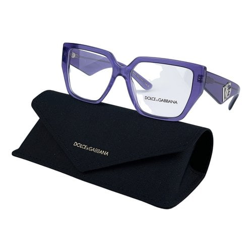 Pre-owned Dolce & Gabbana Sunglasses In Purple