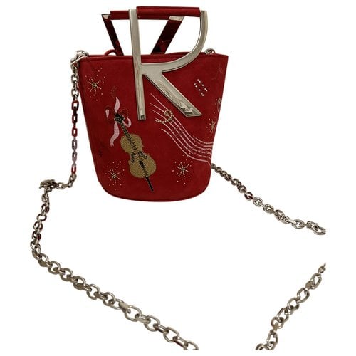 Pre-owned Roger Vivier Leather Handbag In Red