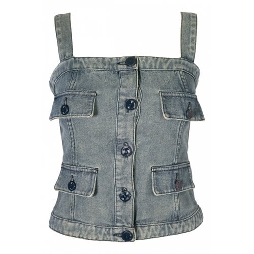 Pre-owned Chanel Corset In Blue