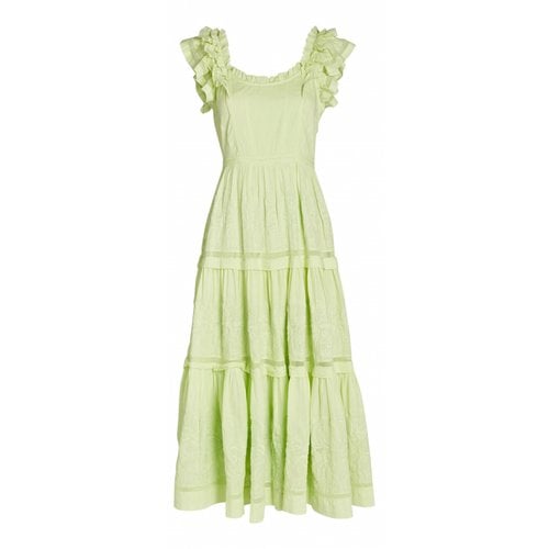 Pre-owned Ulla Johnson Mid-length Dress In Green