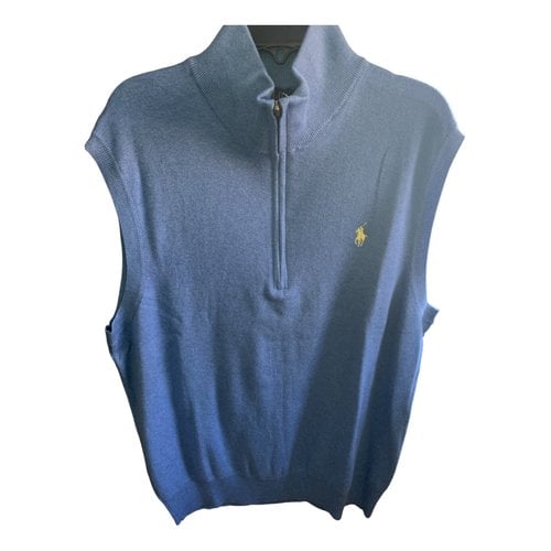 Pre-owned Polo Ralph Lauren Vest In Blue