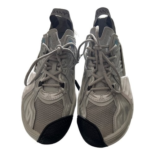 Pre-owned Lanvin Trainers In Grey