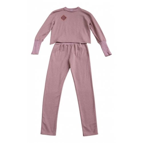 Pre-owned Chloé Trousers In Pink
