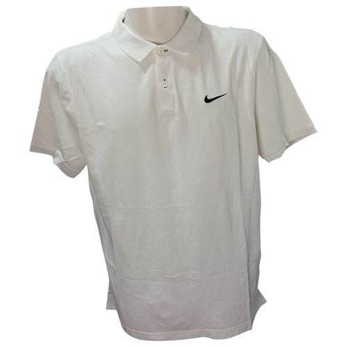 Pre-owned Nike Polo Shirt In White
