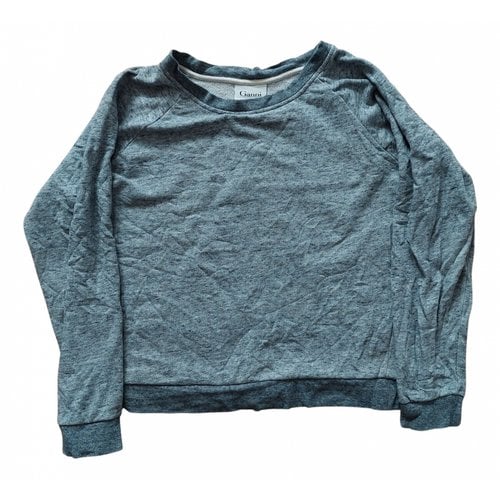 Pre-owned Ganni Sweatshirt In Grey