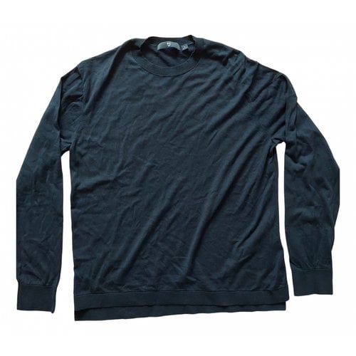 Pre-owned Jil Sander Silk Sweatshirt In Black