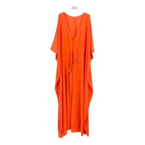 Pre-owned Agent Provocateur Maxi Dress In Orange