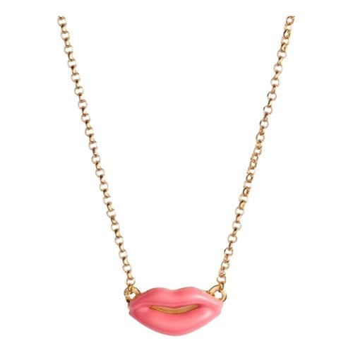 Pre-owned Kate Spade Necklace In Pink