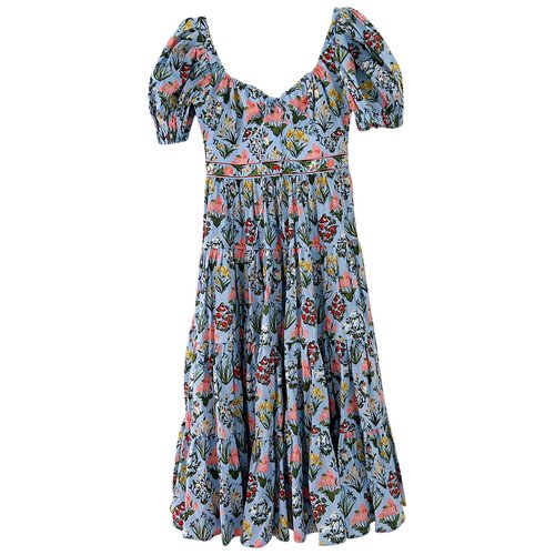 Pre-owned Agua By Agua Bendita Mid-length Dress In Multicolour