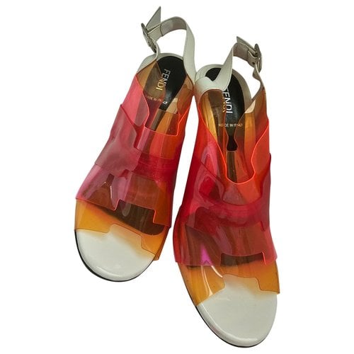 Pre-owned Fendi Sandal In Multicolour