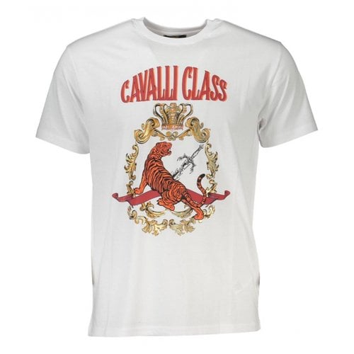 Pre-owned Class Cavalli T-shirt In White