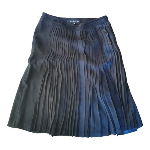 Pre-owned Barbara Bui Silk Mid-length Skirt In Black